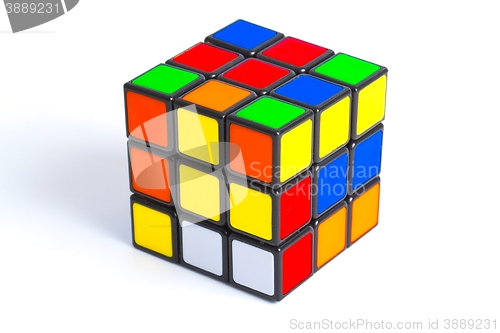 Image of Rubik's cube on white