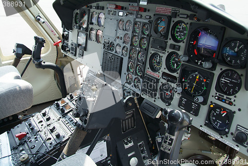 Image of Helicopter cockpit