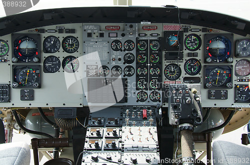 Image of Helicopter cockpit