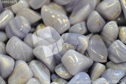 Image of blue chalcedony minerals texture