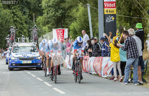 Image of Team FDJ - Team Time Trial 2015