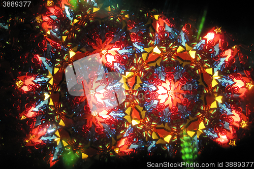 Image of color kaleidoscope texture