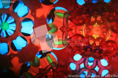 Image of color kaleidoscope texture