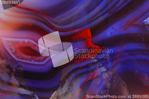 Image of color agate mineral