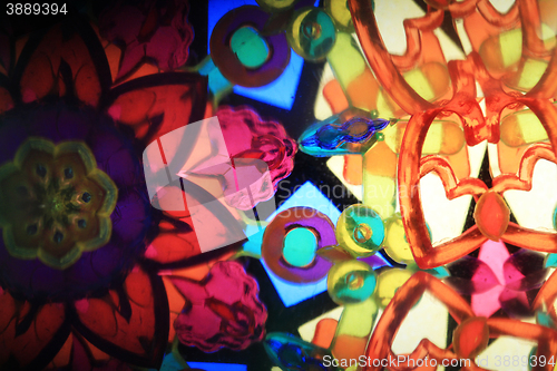 Image of color kaleidoscope texture