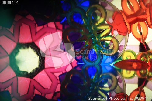 Image of color kaleidoscope texture