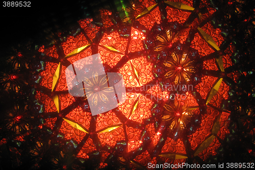 Image of color kaleidoscope texture