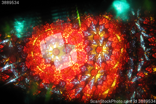 Image of color kaleidoscope texture