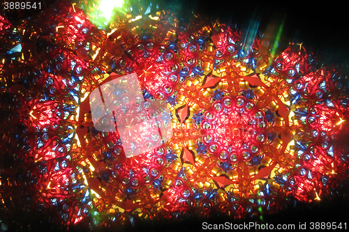 Image of color kaleidoscope texture