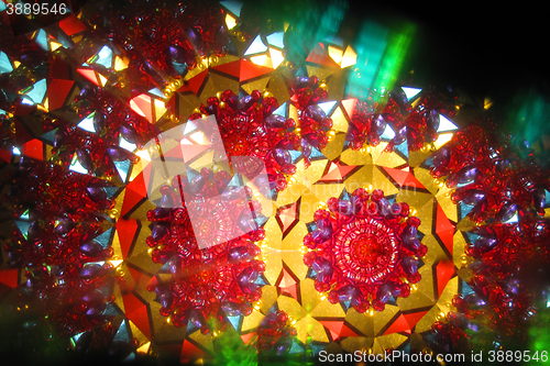 Image of color kaleidoscope texture