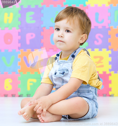 Image of Portrait of a little boy