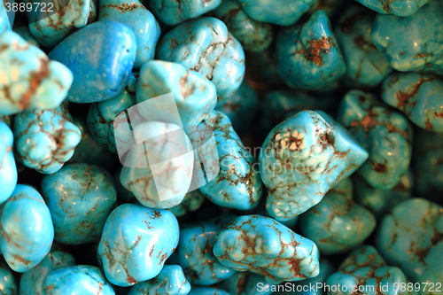 Image of turquoise mineralbackgroun