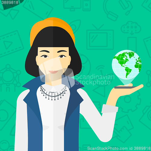 Image of International technology communication.