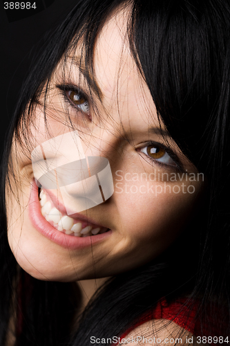 Image of Smiling beautiful woman