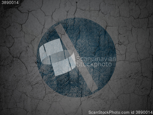 Image of Medicine concept: Pill on grunge wall background