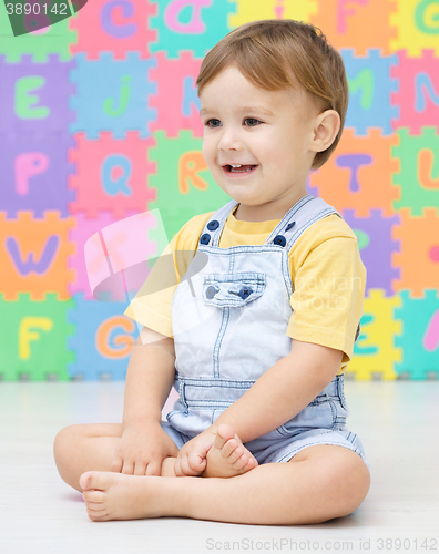 Image of Portrait of a little boy