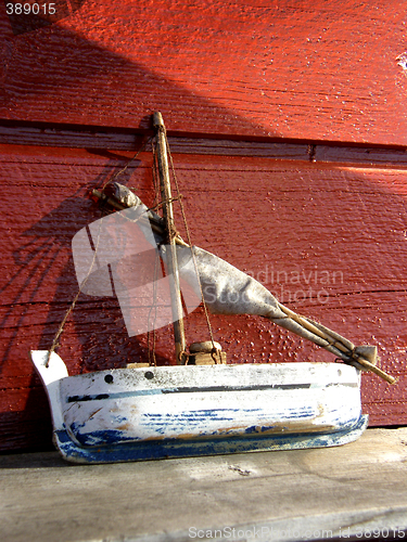 Image of wooden boat