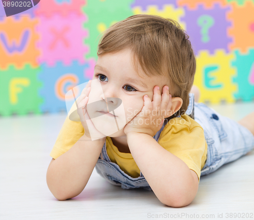 Image of Portrait of a little boy