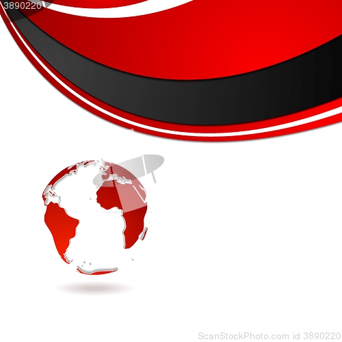 Image of Abstract wavy tech background
