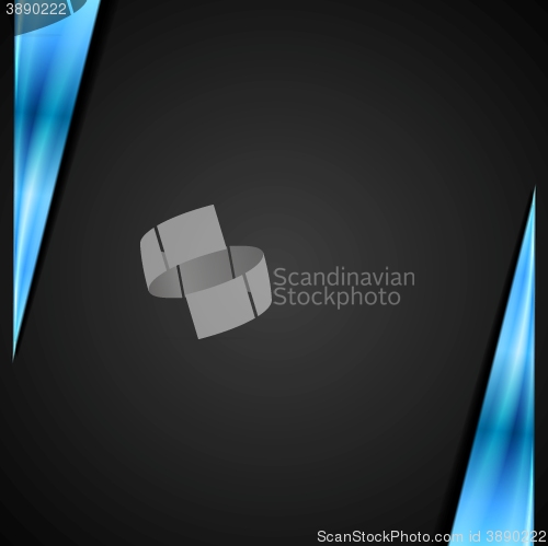 Image of Dark abstract corporate background