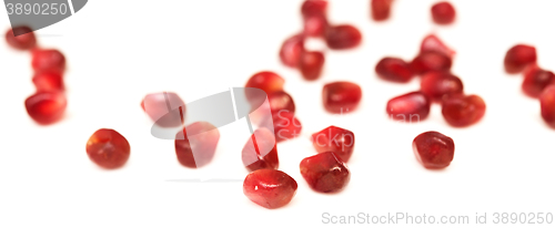 Image of ripe pomegranate seeds