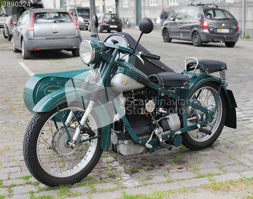 Image of Old Danish Motorcycle