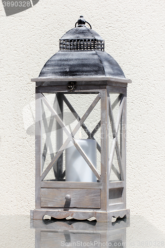 Image of Lantern with a Candle