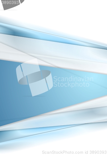 Image of Blue tech stripes blurred corporate design