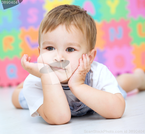 Image of Portrait of a little boy