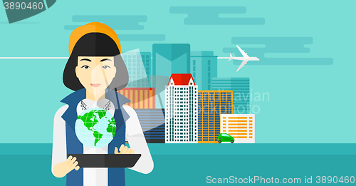 Image of International technology communication.