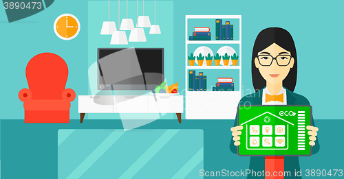 Image of Smart home application.