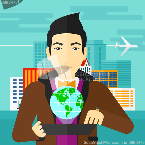 Image of International technology communication.