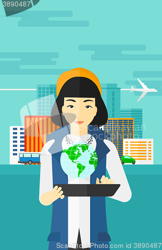 Image of International technology communication.