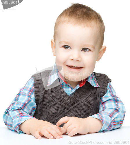 Image of Portrait of a cute little boy
