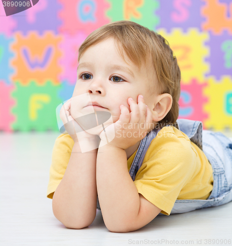 Image of Portrait of a little boy