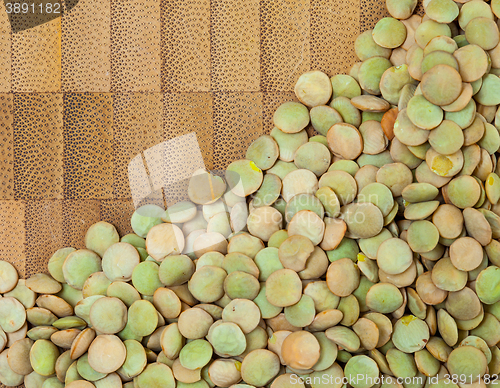 Image of Natural organic green lentils