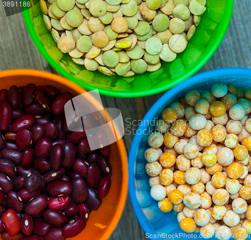 Image of pea, lentil and bean