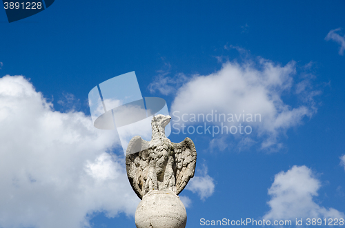 Image of Eagle statue in Rome, Italy