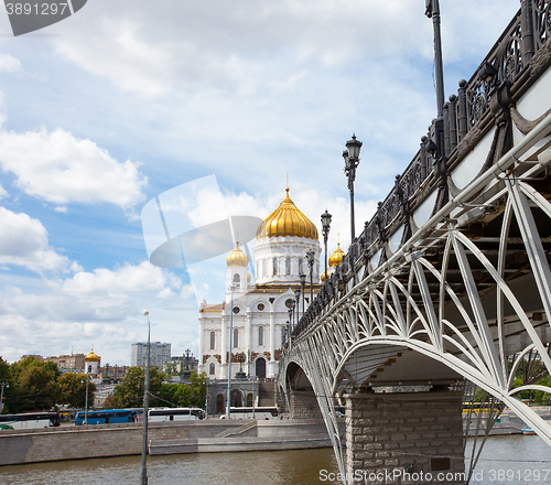 Image of Cathedral of Christ the Saviour and Bridge landscape