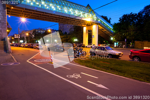 Image of Landscape near Frunze Embankment, Moscow, Russia