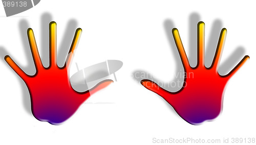 Image of Silhouette of hands