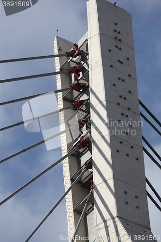 Image of pylon cable-stayed bridge