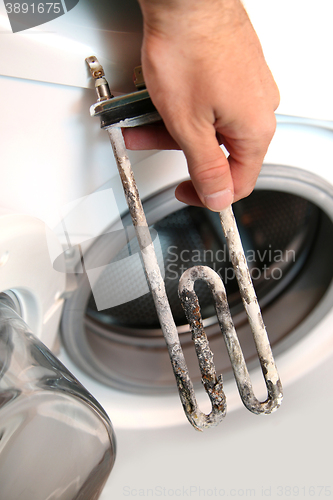 Image of electric heater from washing machine