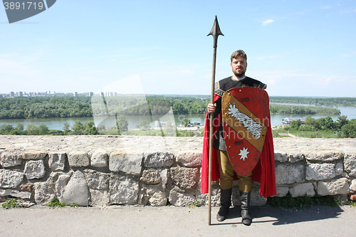 Image of Serbian medieval warrior