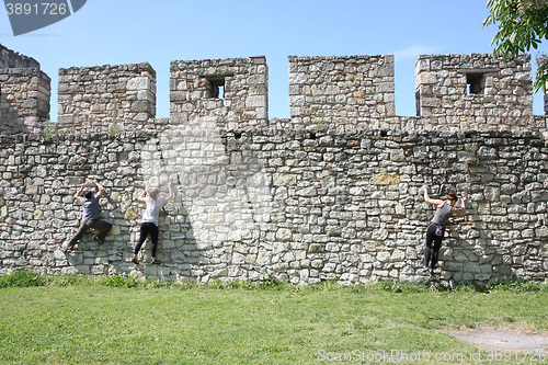 Image of Belgrade free climbing