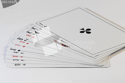 Image of  playing cards fanned out