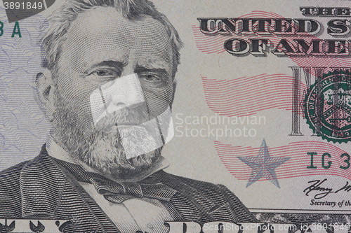 Image of  portrait of the American president  Grant