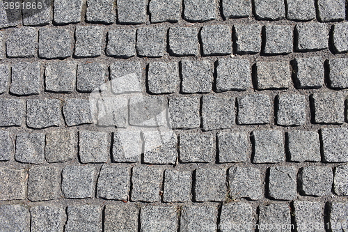 Image of granite grey cobbles abstract background