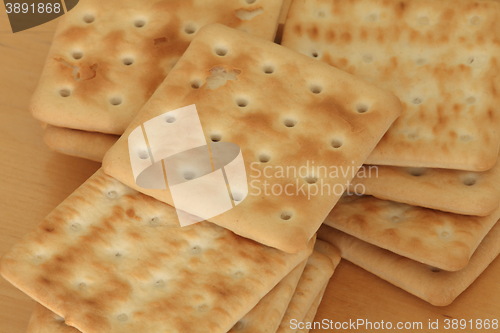 Image of dry  biscuits cracker