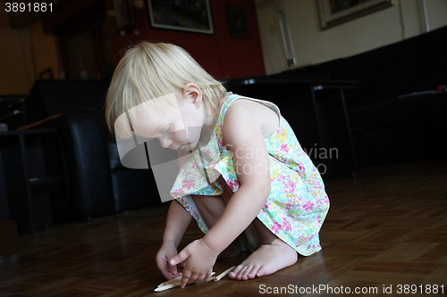 Image of Cute young girl